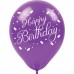 Renkli Happy Birthday Balon