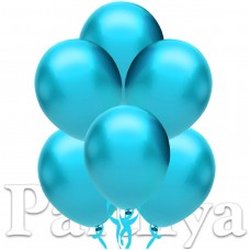 Açık Mavi Metalik Balon
