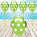Açık Yeşil Puantiyeli Balon
