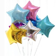 Yıldızlı Uçan Balon Folyo 18 İnç
